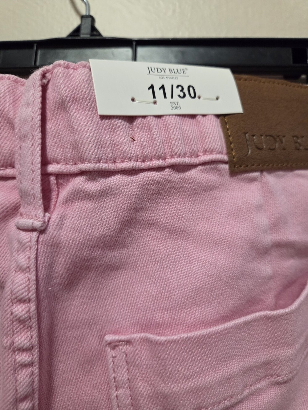 Judy Blue Jogger Denim In Bright Pink - Picture 7 of 9